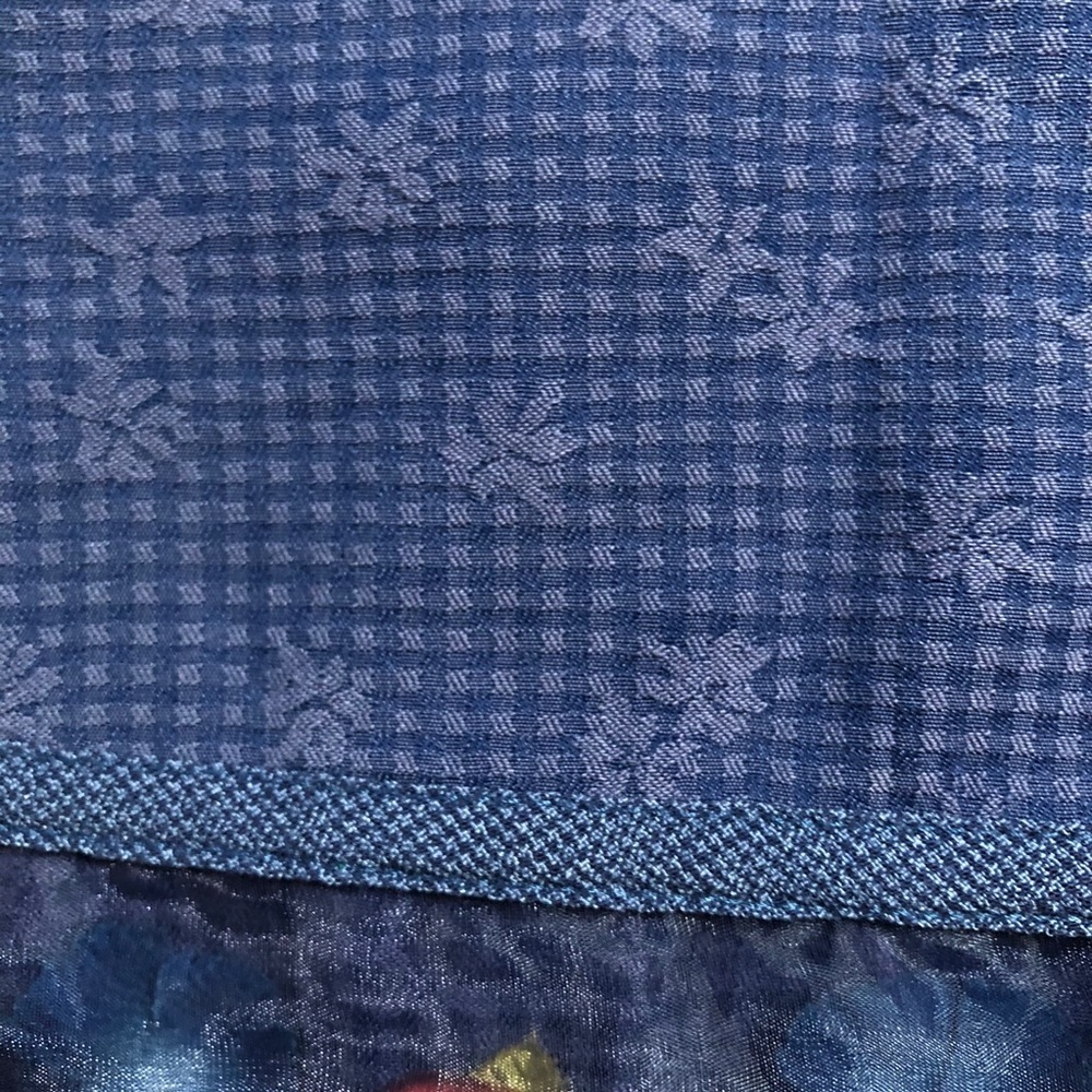 Kids dressed size 7 long dress navy blue floral - Picture 8 of 9